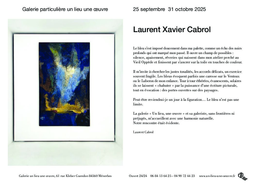 Exposition Galerie Un Lieu Une Oeuvre