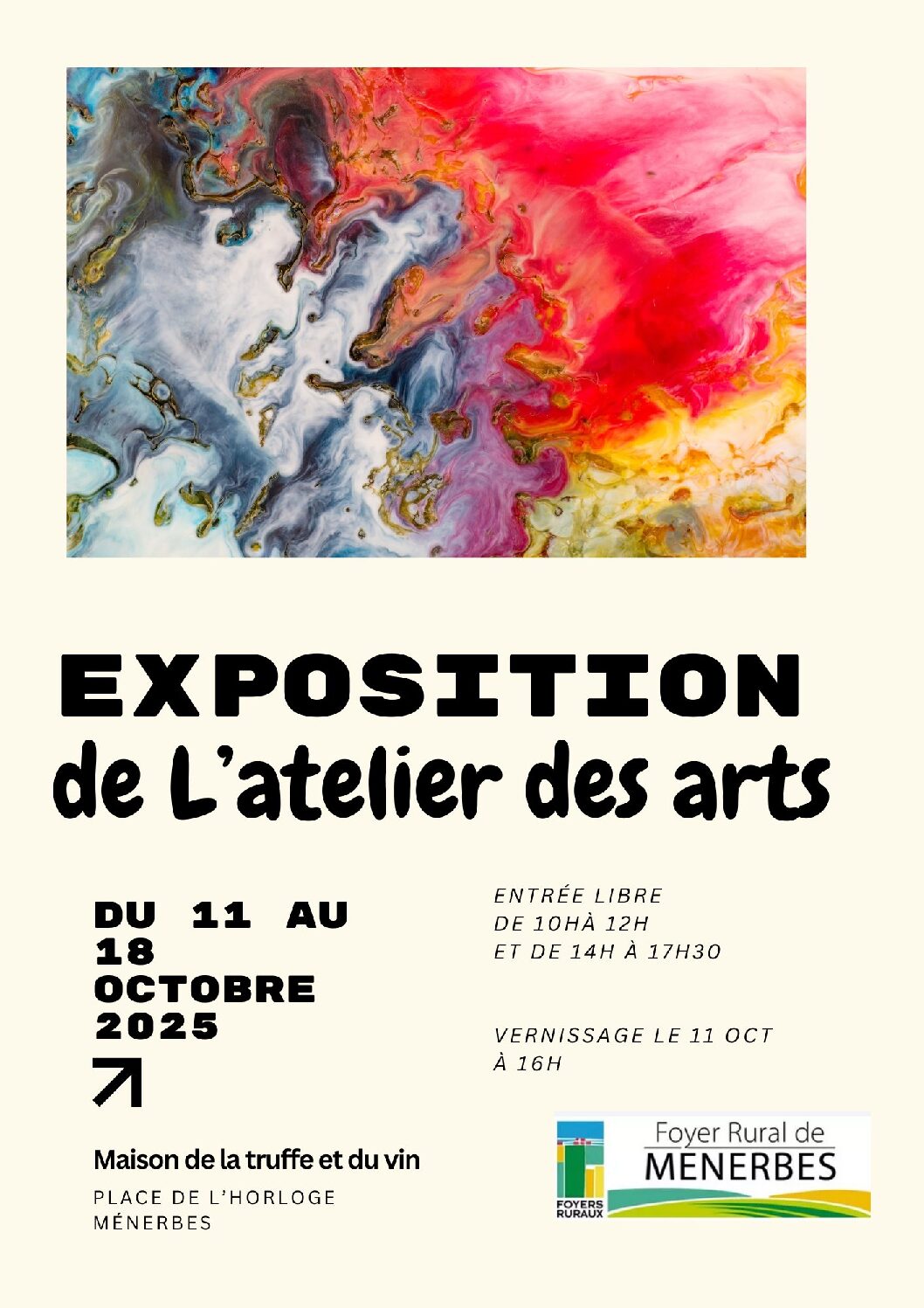 Exposition de l'atelier des arts