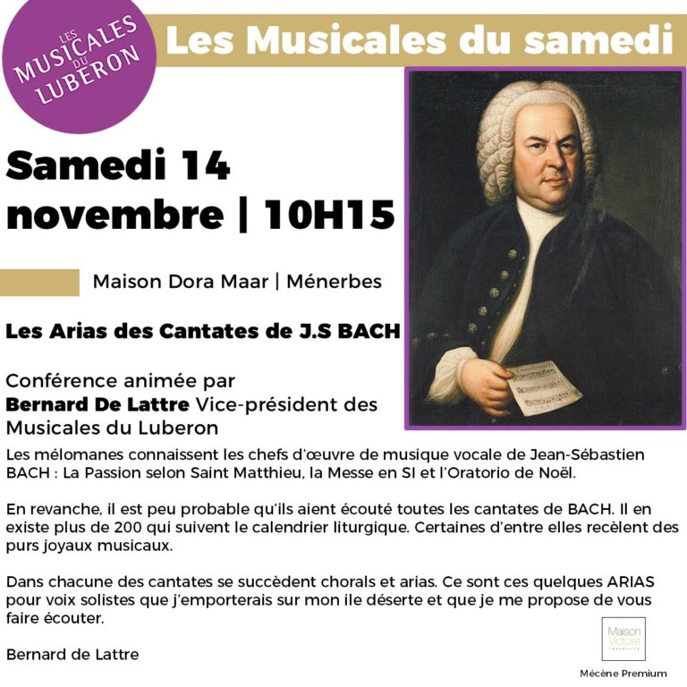 Conférence Musicales du Luberon