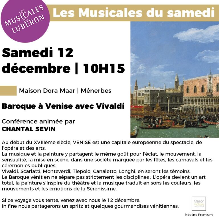 Conférence Musicales du Luberon